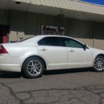 Window Tinting Services on white car